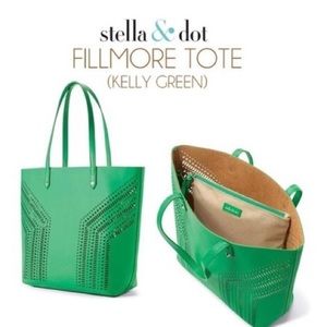 Stella & Dot Kelly Green Fillmore Tote
